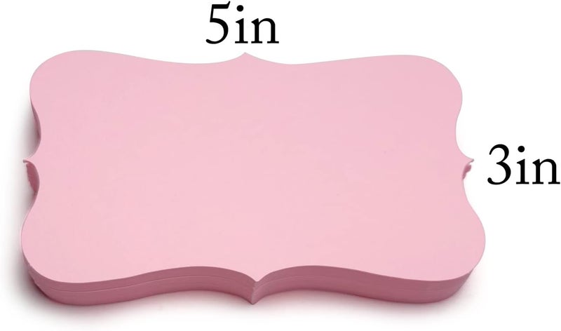 PPAPPAPPIYO 3x5 index card/Set of 72 Blank index cards 180gsm (PINK) - Image 2